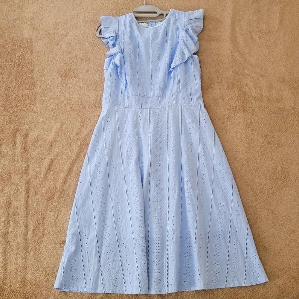 Blue dress